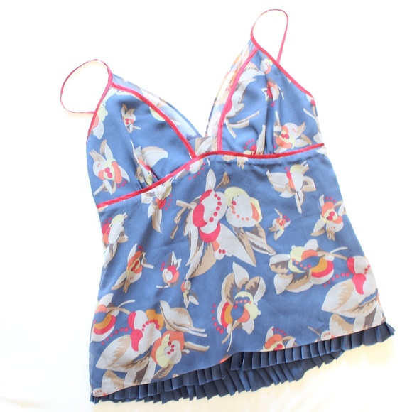 Ted Baker Silk Adjustable Strap Top - Picture 1 of 8